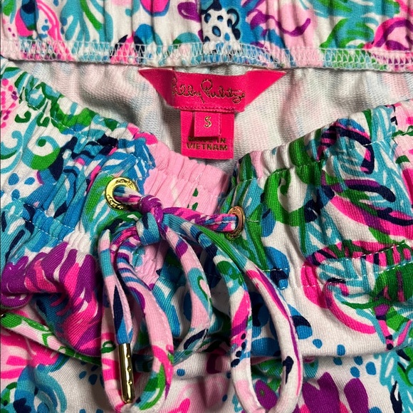 Lilly Pulitzer Emora Knit Pants Joggers Mandevilla Baby Paradise Petals Size S - Picture 4 of 7